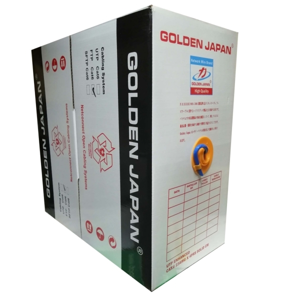 CÁP MẠNG GOLDEN JAPAN 4 PAIR FTP CAT 6 ( Màu xanh dương)