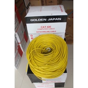 CÁP MẠNG GOLDEN JAPAN 4 PAIR SFTP CAT 6 ( Màu vàng )