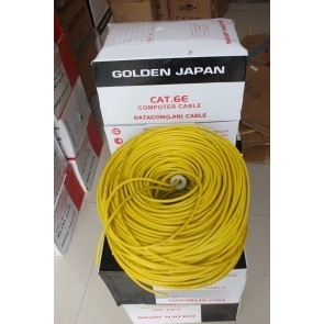 CÁP MẠNG GOLDEN JAPAN 4 PAIR SFTP CAT 6 ( Màu vàng )