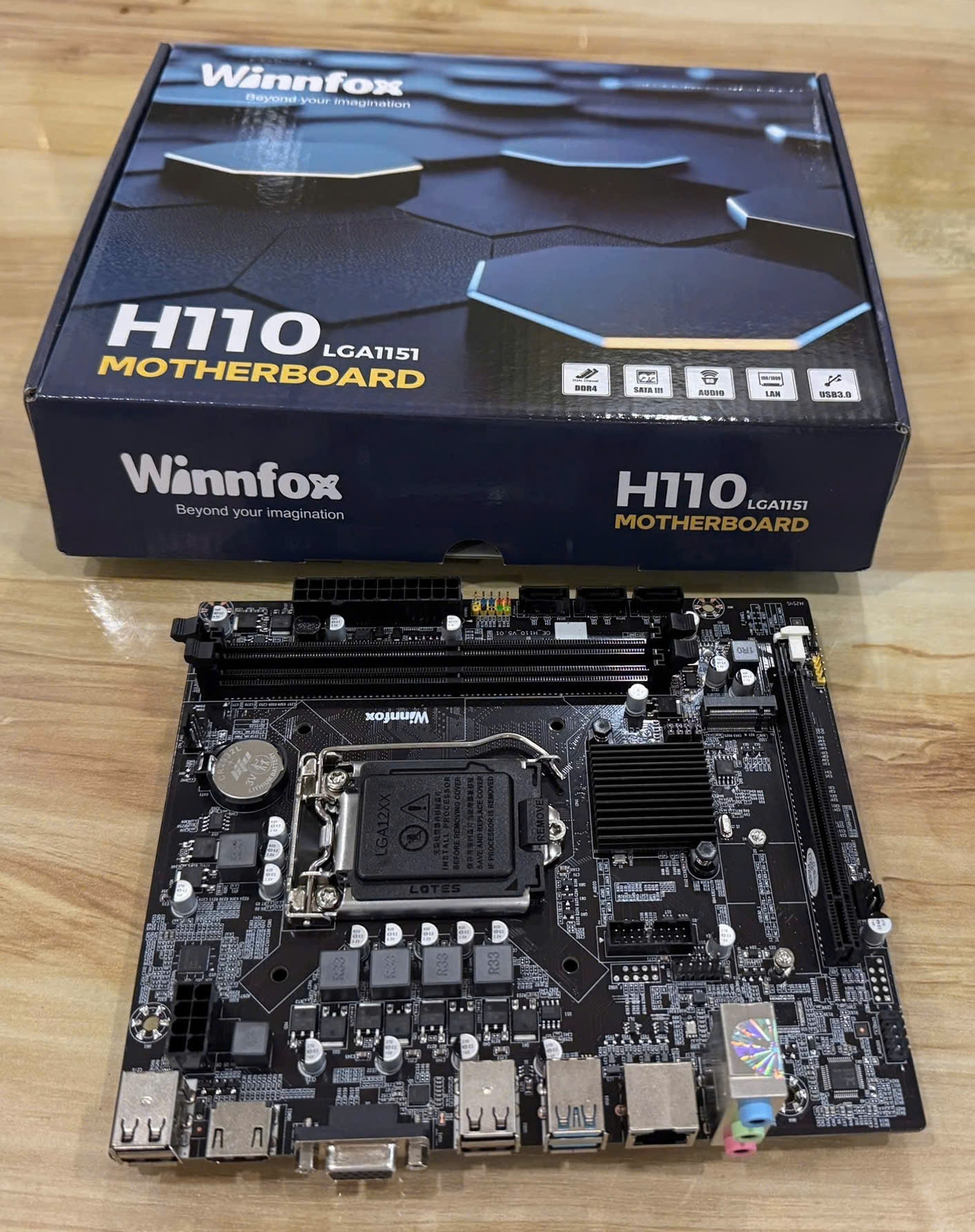 Mainboard Winnfox H110 Chính hãng.