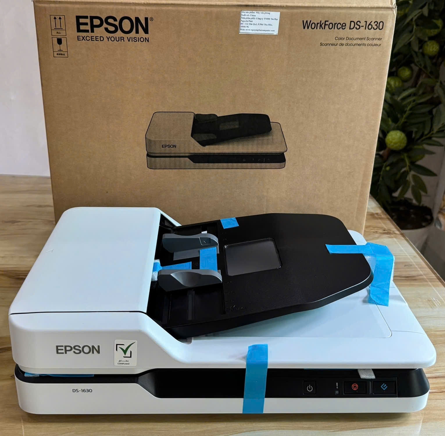 Máy Scan Epson DS-1630 (A4/A5/ Đảo mặt/ ADF/ USB)